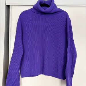 Banana Republic Rich Purple Turtle Neck Sweater